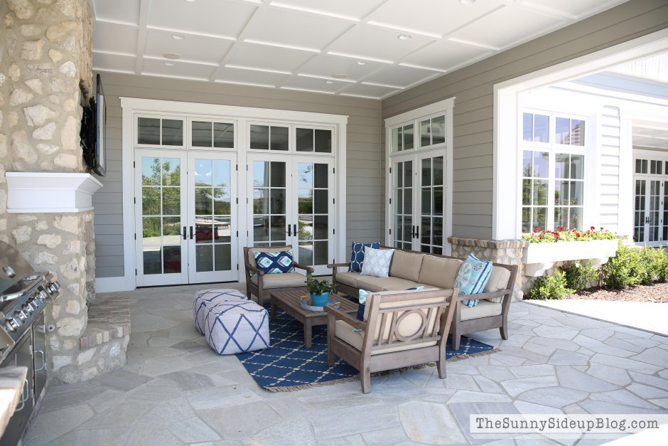 Веранда в американском стиле