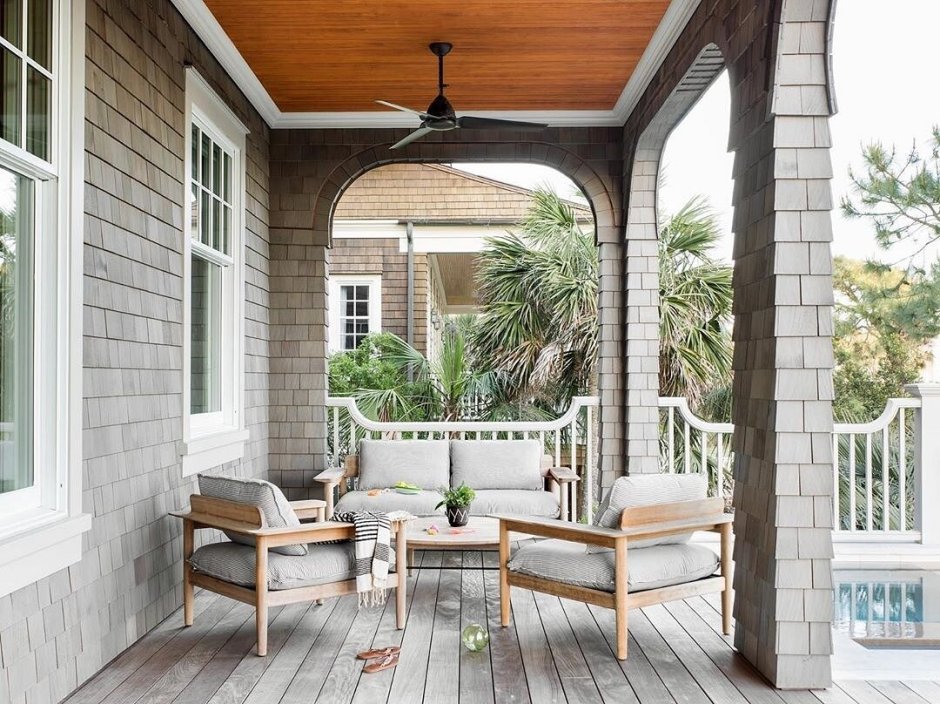 Отделка пола террасы