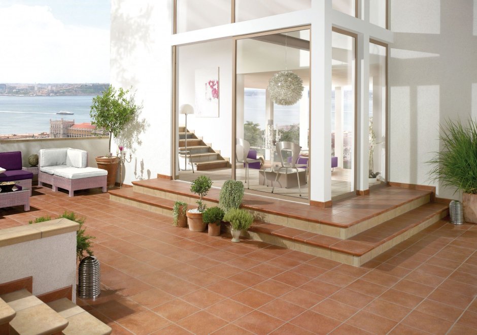 Плитка на открытый балкон