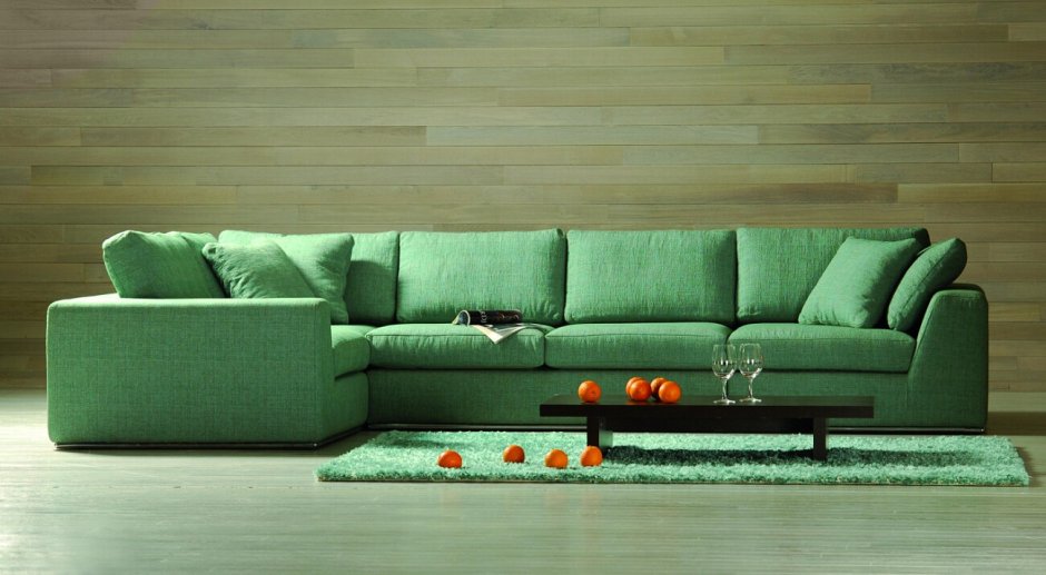 Диван нумо Velvet Green