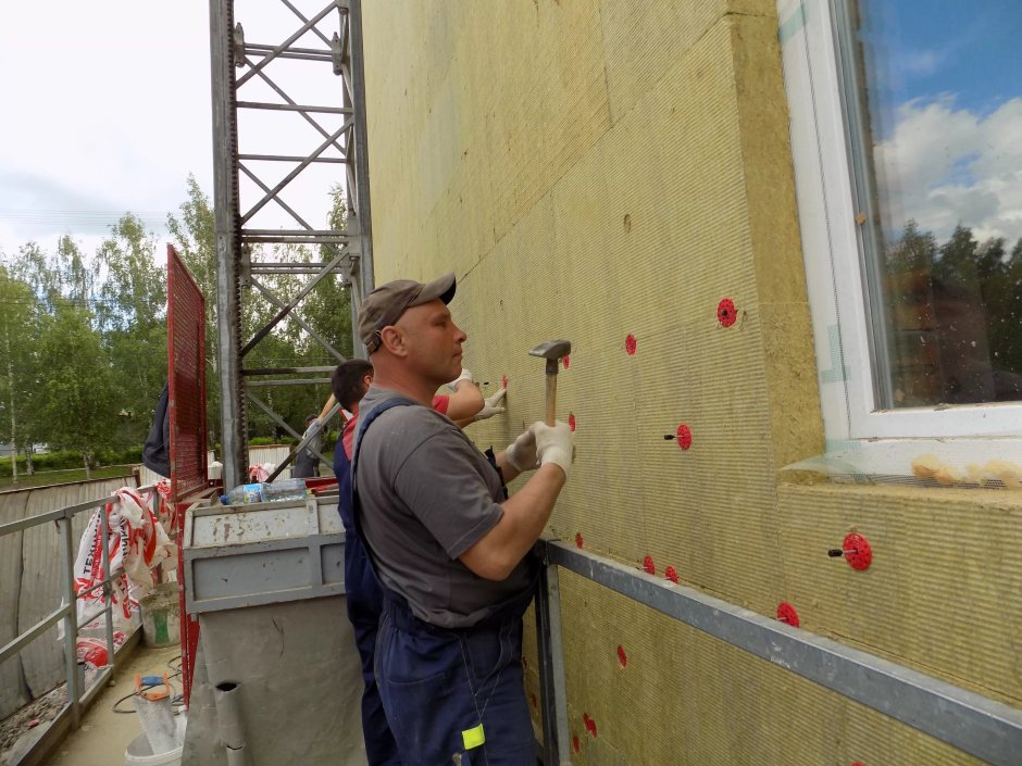 Штукатурный фасад Rockwool