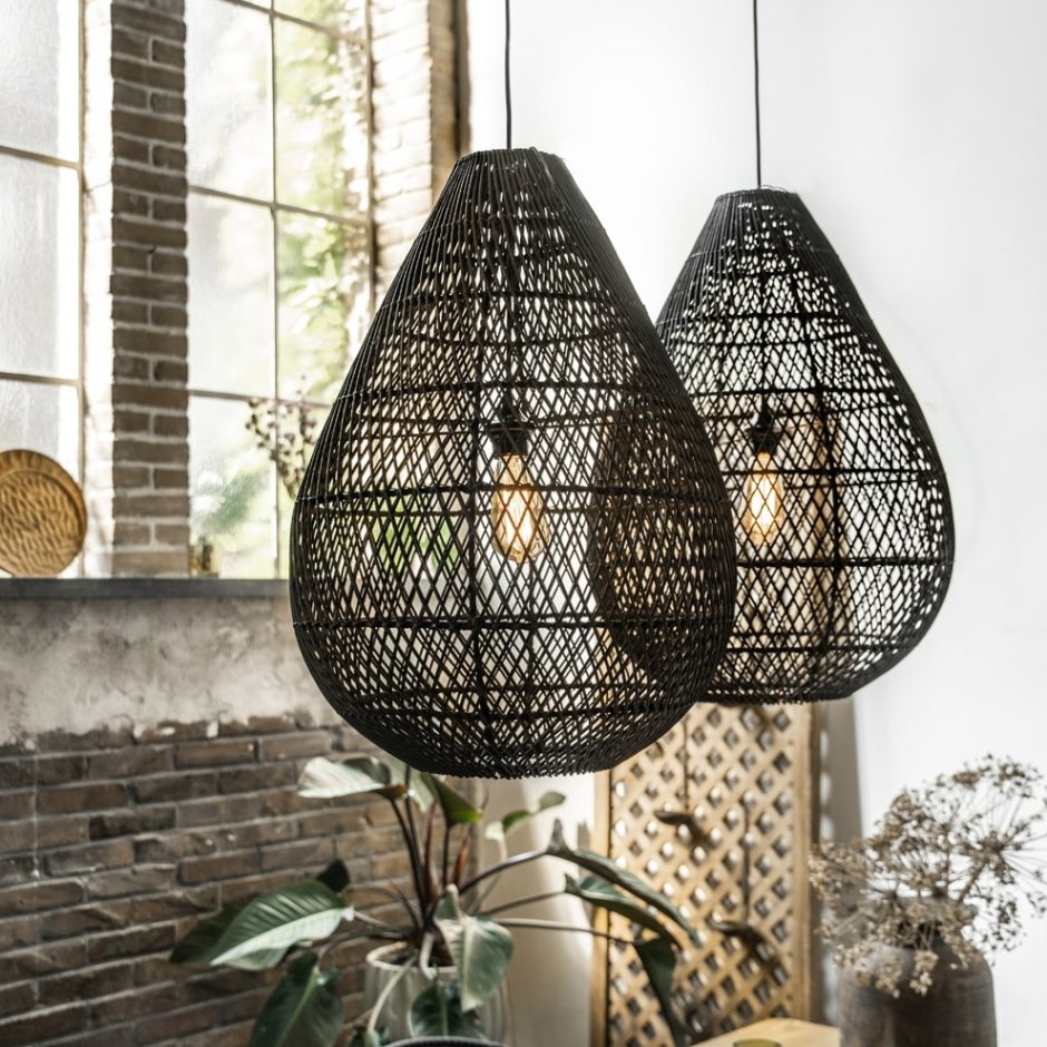 Светильник Bamboo_Rattan_Lamp