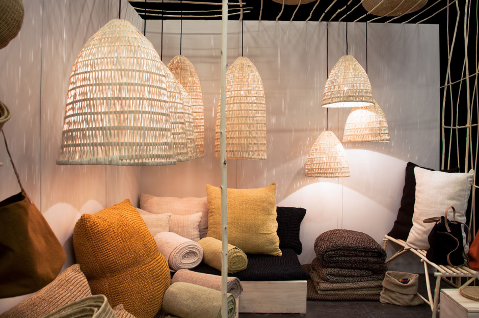 Подвесной светильник Rattan Cone