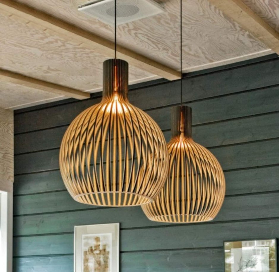 Светильник Bamboo_Rattan_Lamp