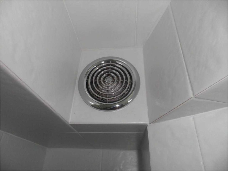 Вытяжной вентилятор 80мм для ванной комнаты под натяжной потолок
