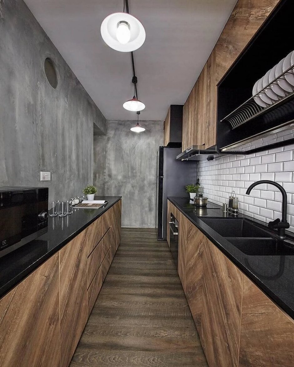 Лофт с холодильником Smeg