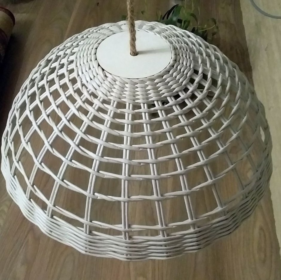 Люстра из джута