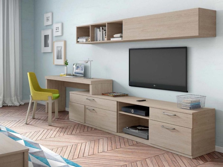 Стенка для телевизора и компьютера