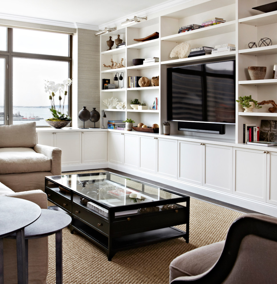 Интерьерные решения для гостиной