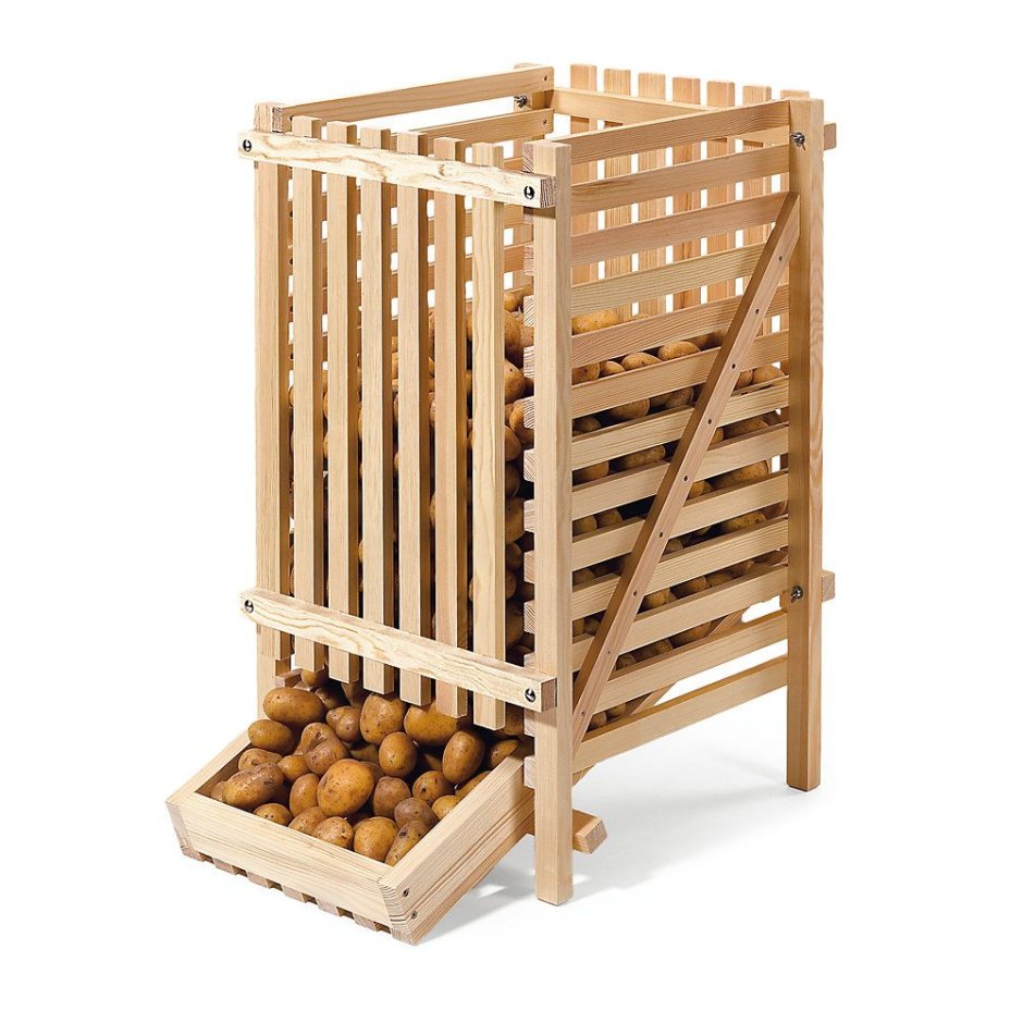 Деревянный ящик для картошки