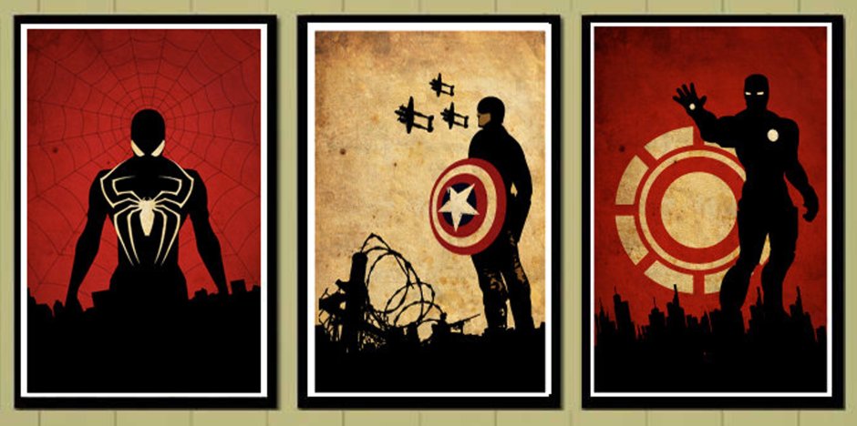 Супергерои плакат