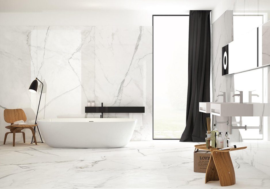 Керамогранит Casalgrande Padana Marmoker Statuario Grigio lucido