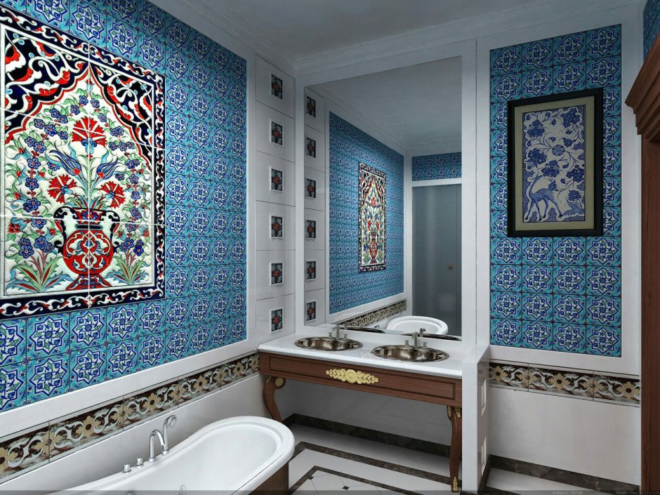 Плитка azulejo марокканский стиль