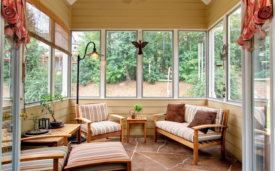 Деревянная веранда