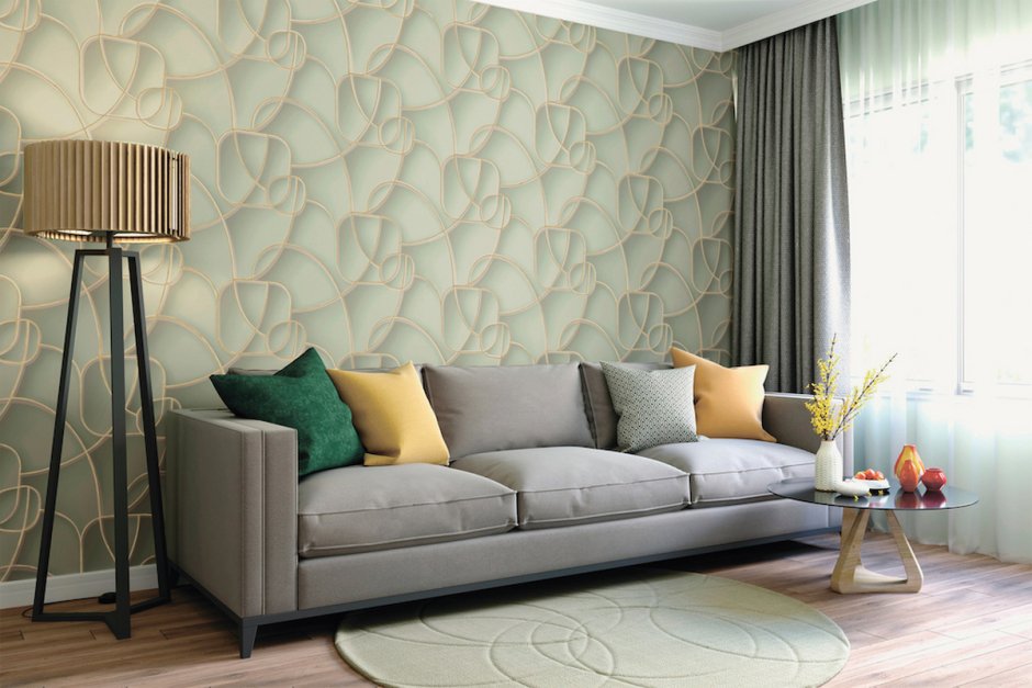 Обои флизелиновые Euro Decor Bagatelle бежевые 1.06 м 1110-00