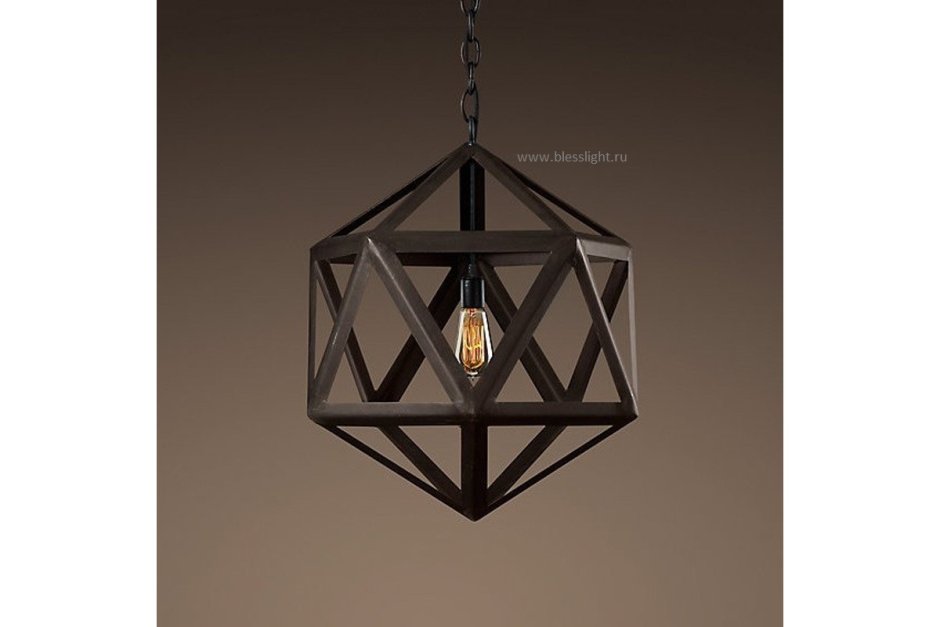 1) Люстра Steel polyhedron small