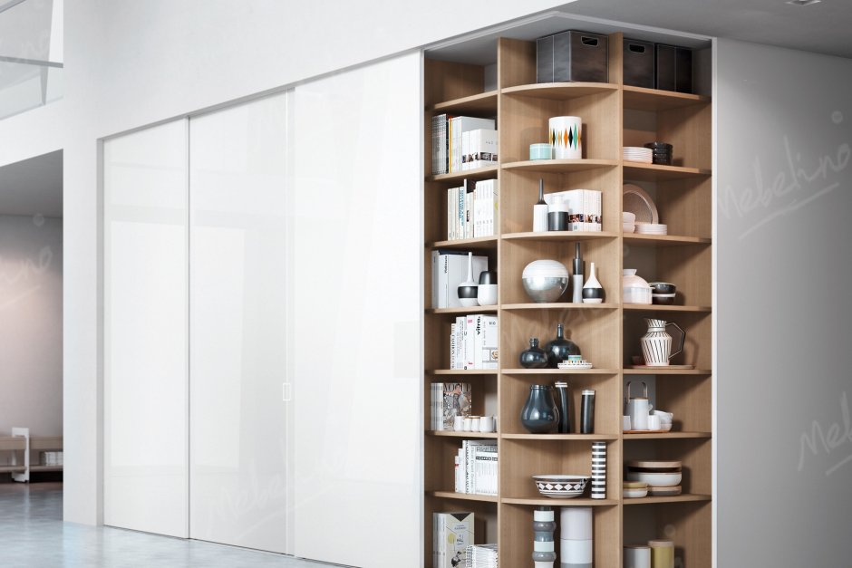 Шкаф купе ПАКС сбоку