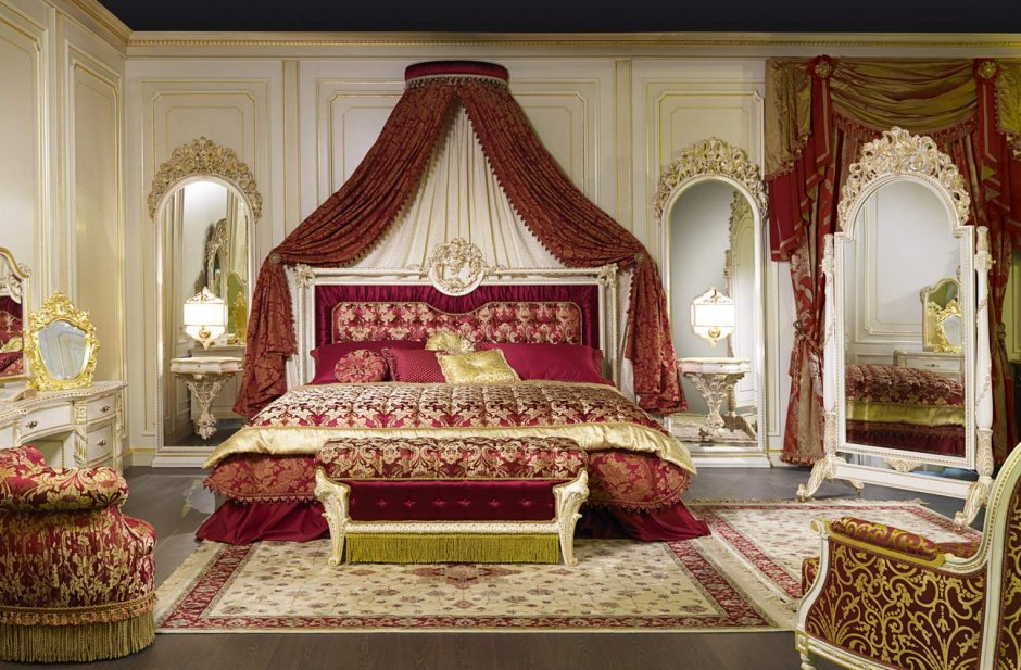 Спальня в стиле дорого богато