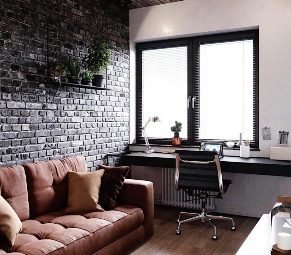 Loft Design Interior кирпич офис