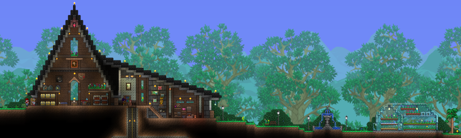 Terraria Wood House