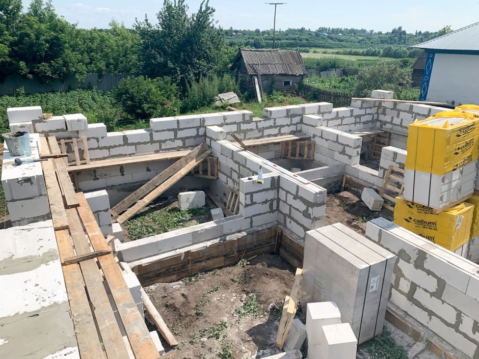 Стройка домов из сибита