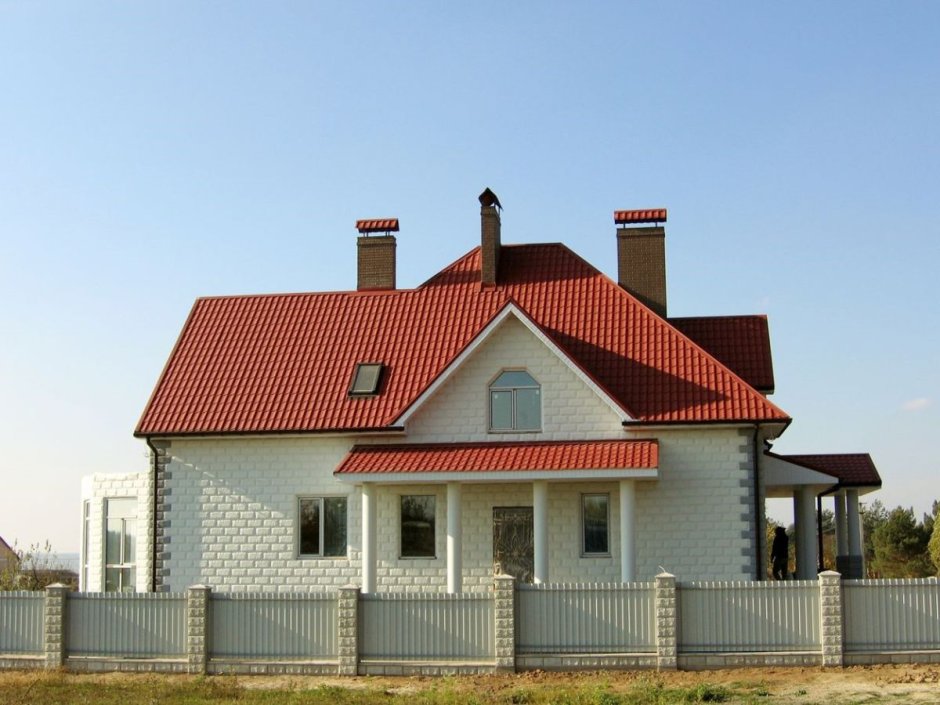 Дом из евроблока