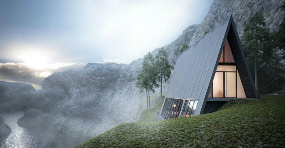 Дом-пирамида": архитектурный проект от Juan Carlos ramos futuristic Home