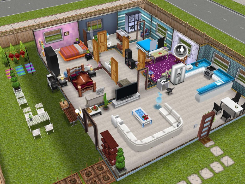 Дом в the SIMS FREEPLAY