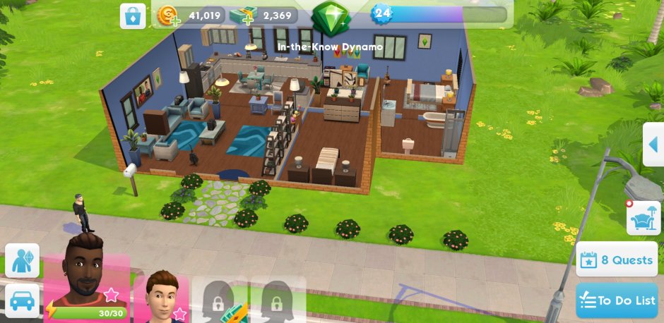 Дом в the SIMS FREEPLAY