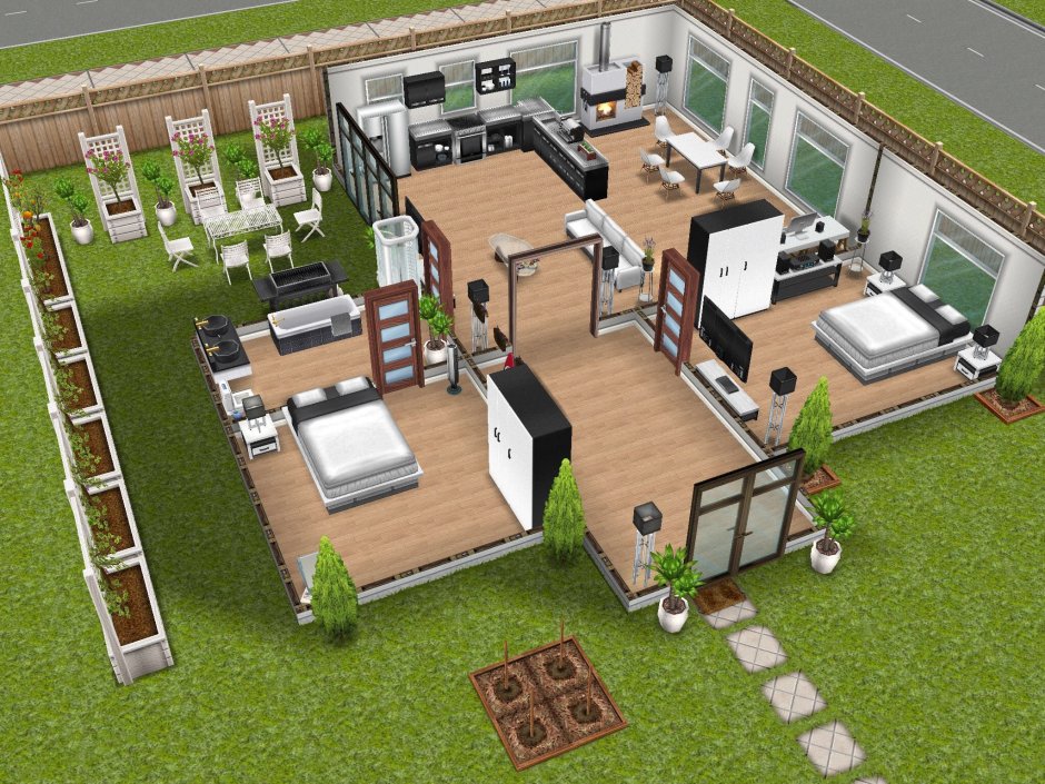 SIMS 2 Modern House