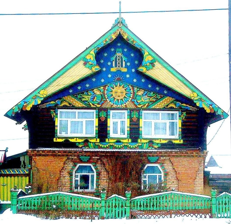 Белавино Орехово-Зуевский район резной дом