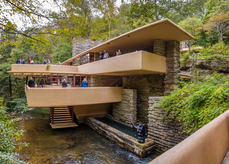 Fallingwater House by Frank Lloyd Wright