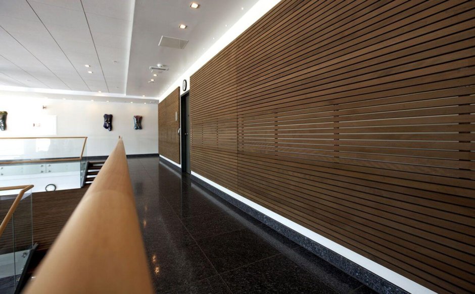 Шпонированные панели Wallhof Wood "тик"