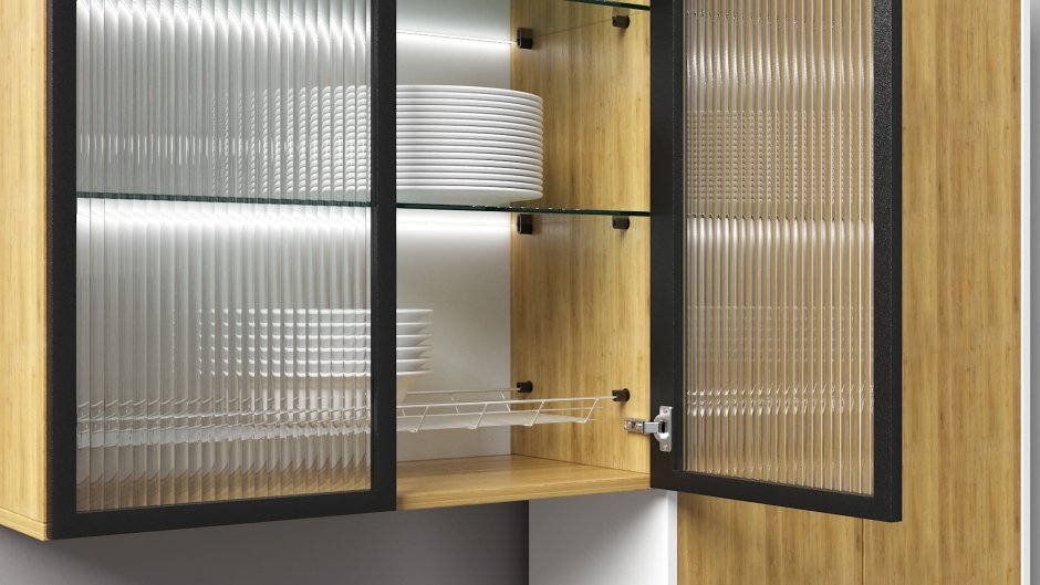 Фартук из каленого стекла для кухни