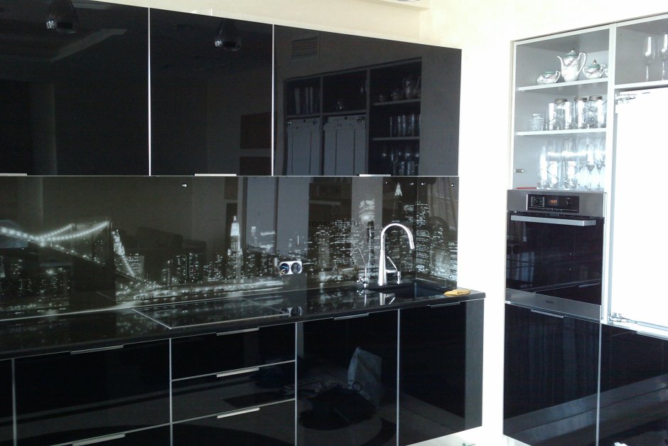 Матовое стекло для кухонных фасадов