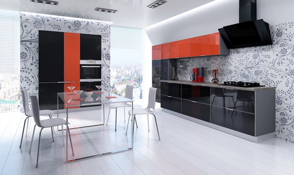 Шкаф полиформ стеклянные фасады