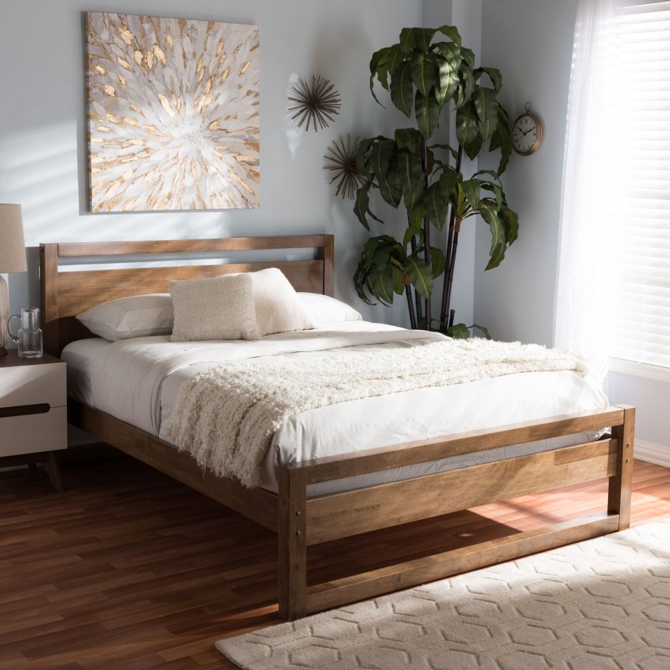 Design Wood кровать Модерн