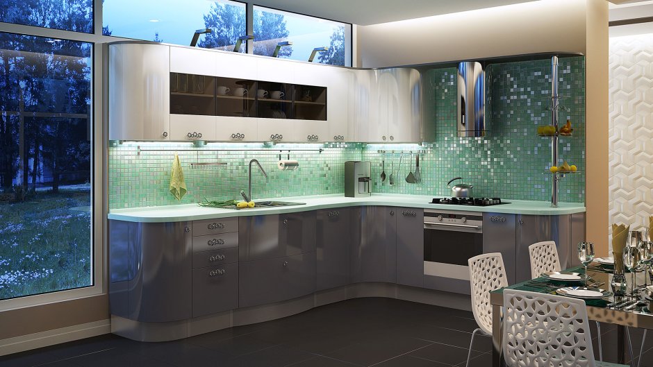 Модульная кухня фэнтези ТРИЯ