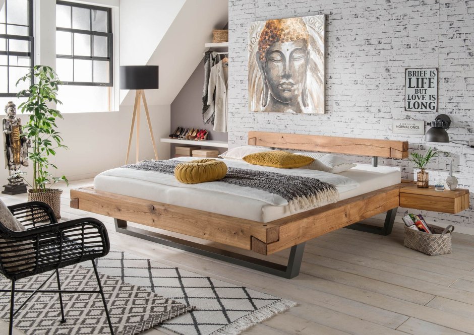 Кровать Rustic White