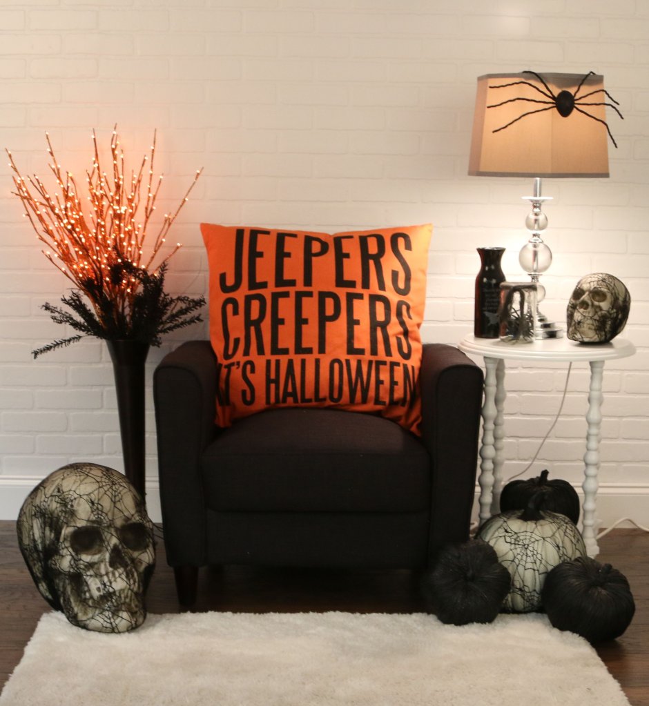Halloween Living Room Night