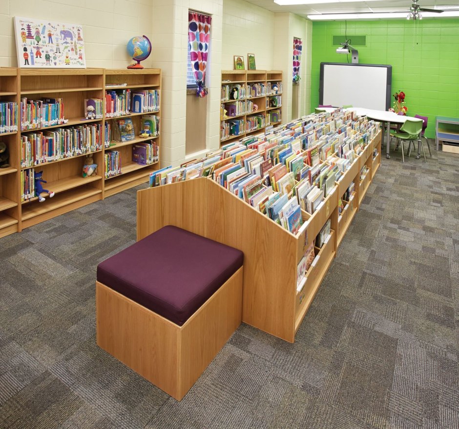Креативная мебель для библиотек