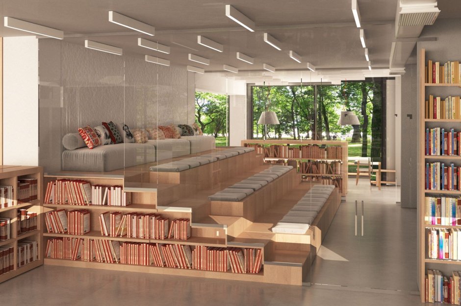 Мебель для читального зала библиотеки