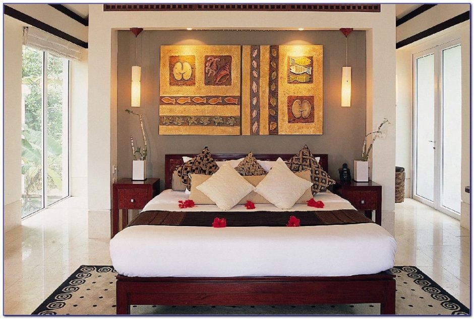 Спальня в индийском современном стиле