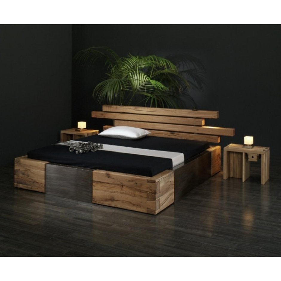 Модные деревянные кровати