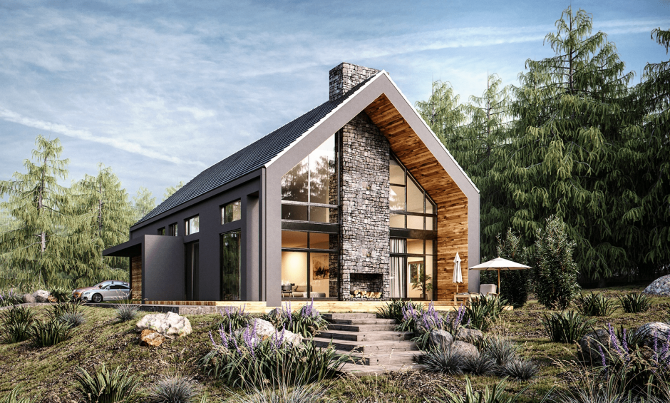 Барн хаусы Barn House кирпичный