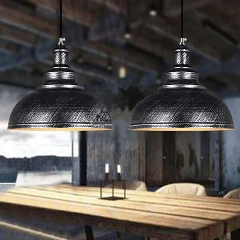 Винтажный стиль лофт подвесной led светильник