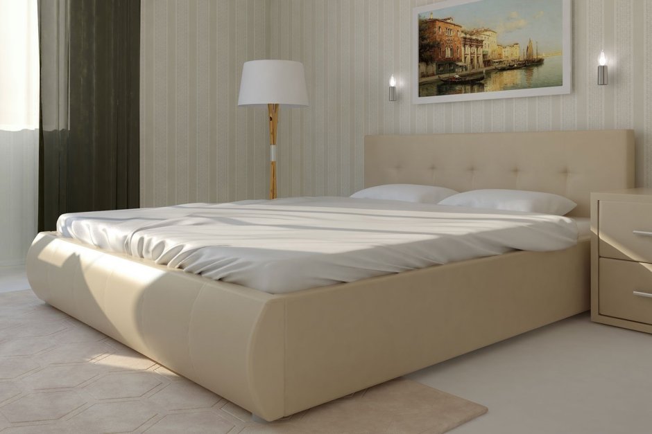 Кровать с матрасом 160х200 Hoff