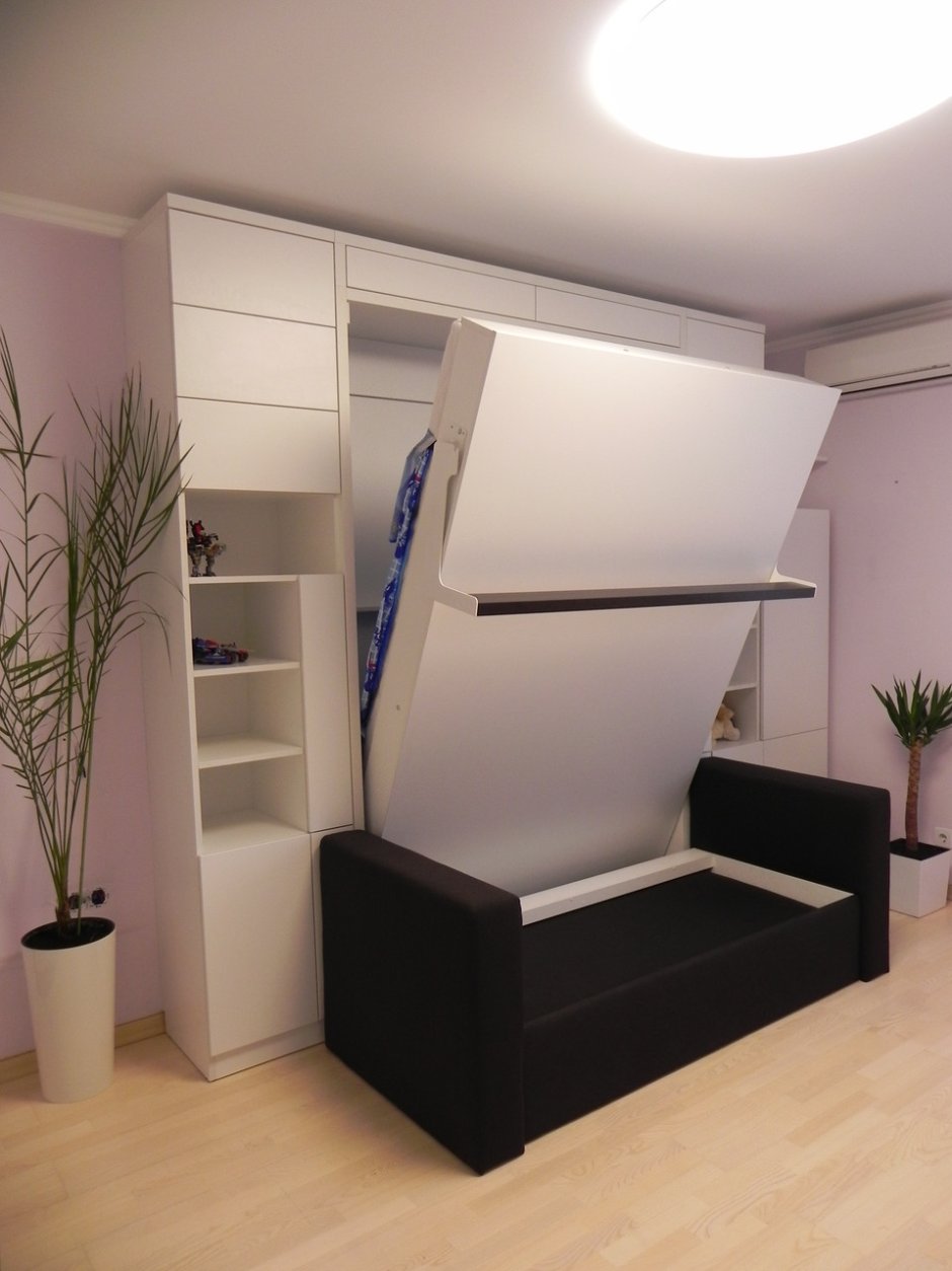 Смартбед 90 - кровать в шкаф-купе 90 x 200 см