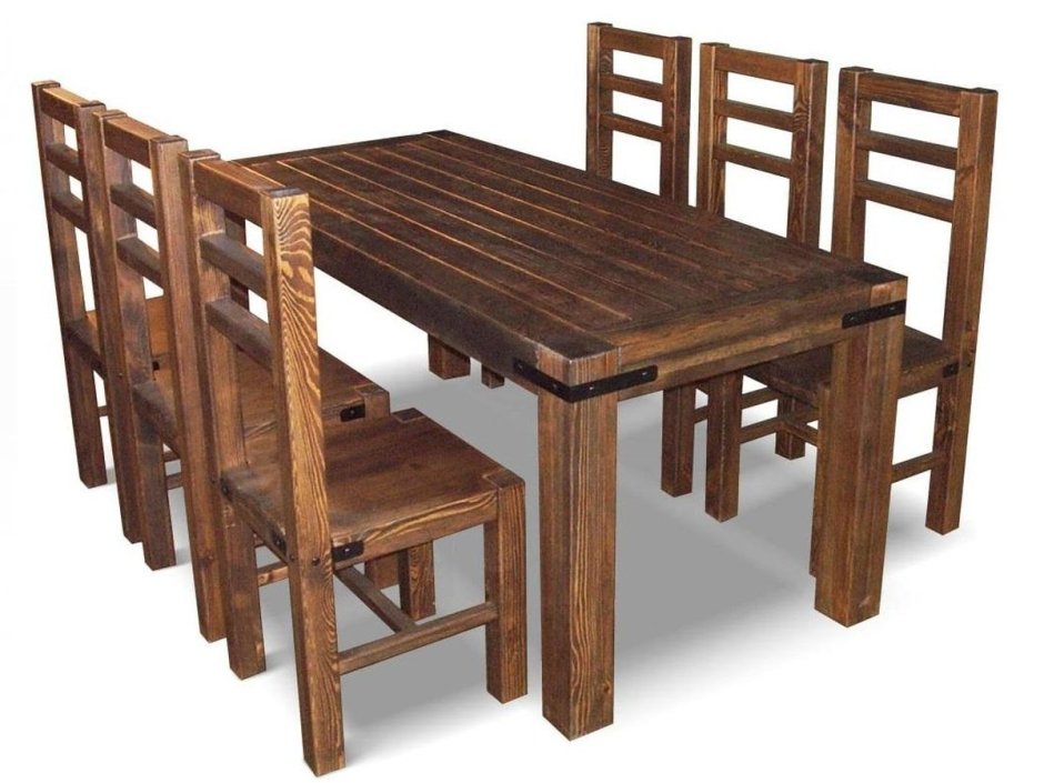 Oak Dining Table дубовый стол