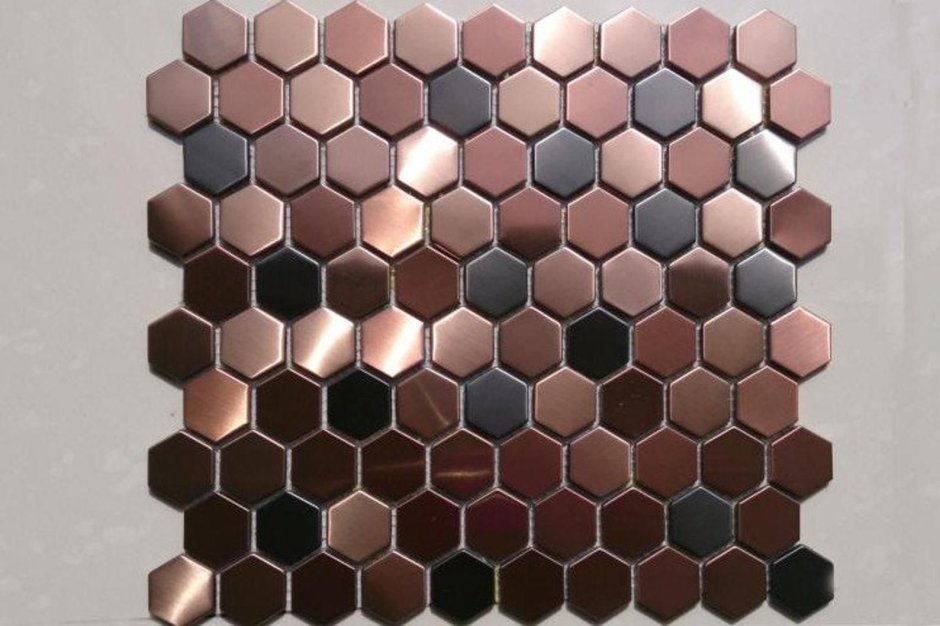 Hexagon Metal мозаика металлическая